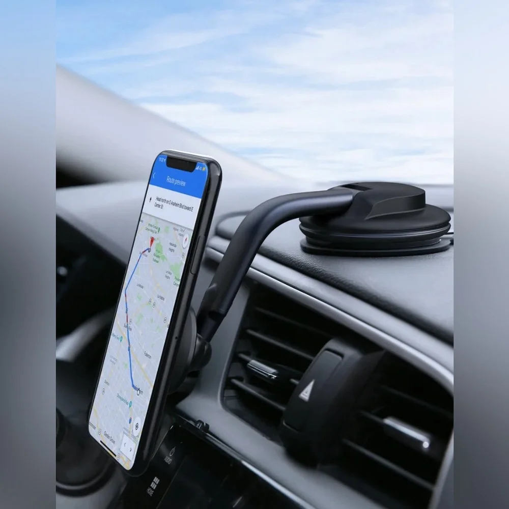 3 PCS AUKEY Car Cup Holder Phone Mount with Rotating Ball Joint
